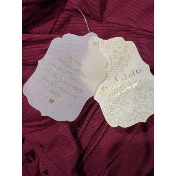 Altar'd State Long Sleeve Mini Dress Open Back Size Medium NWT $70 - Picture 9 of 12